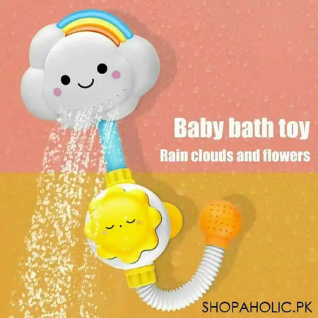 cloud bathtub showers   interactive baby bath toy for babies 18 months and older image2