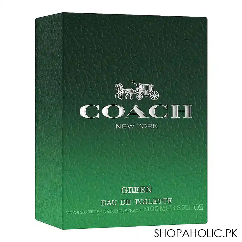 Coach Green Eau De Toilette, For Men, 100ml - Image 3