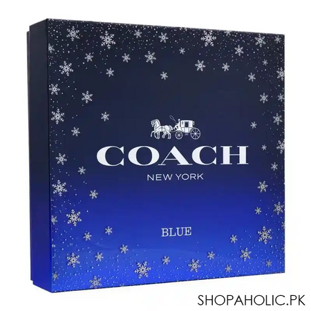coach new york blue gift set, edt 100ml + shower gel 100ml + edt 15ml image2