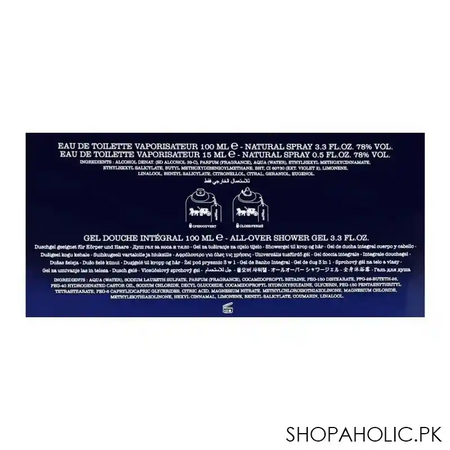 coach new york blue gift set, edt 100ml + shower gel 100ml + edt 15ml image4