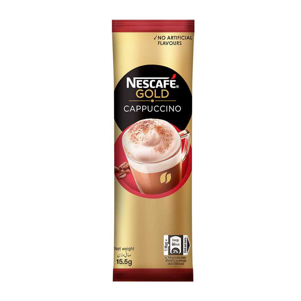 Nestle Nescafe Gold Cappuccino Coffee, 15.5g - Main Image