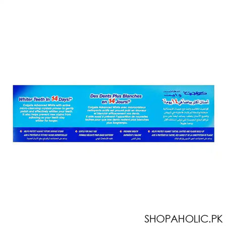 Colgate Advanced White Toothpaste, 100ml - Image 2