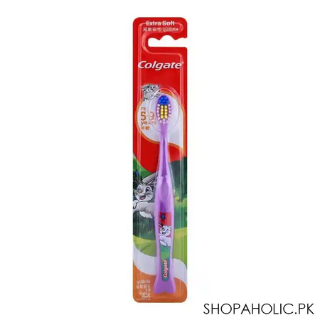 colgate kids 5 9 rabbit toothbrush, extra soft main image