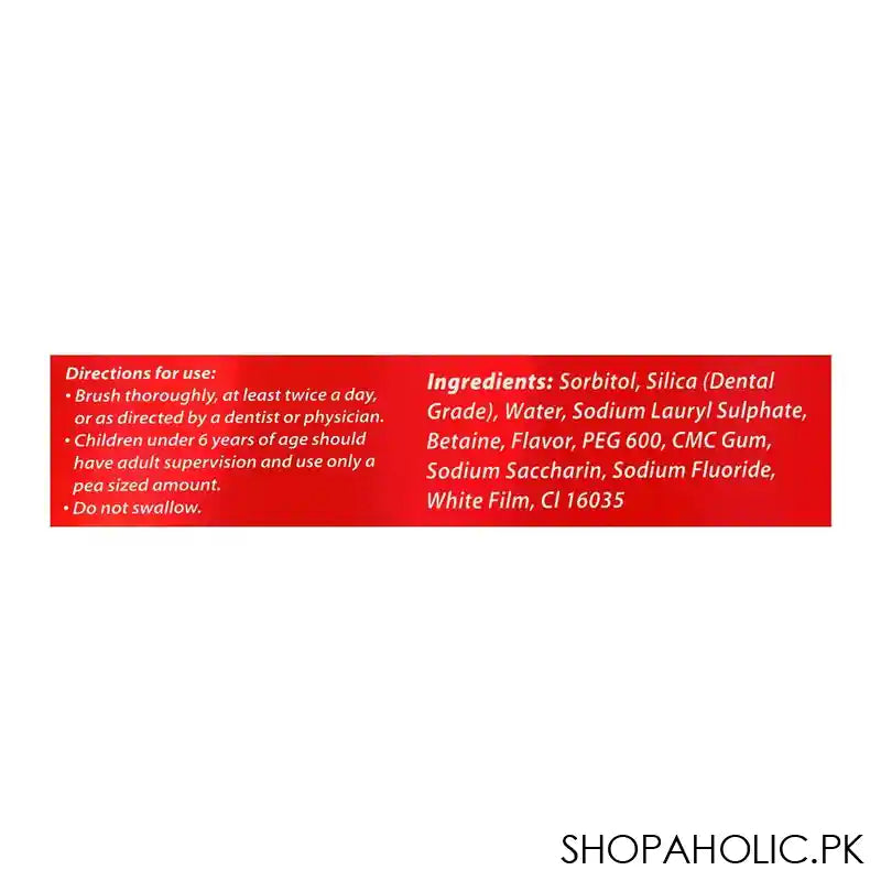 Colgate Max Fresh Red Gel Spicy Fresh Tooth Paste 125g+25g 20% Extra Free - Image 5
