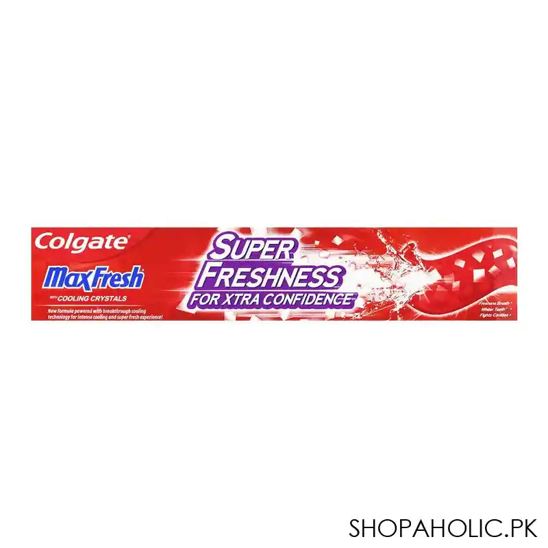 Colgate Max Fresh Red Gel Spicy Fresh Tooth Paste 125g+25g 20% Extra Free - Image 3