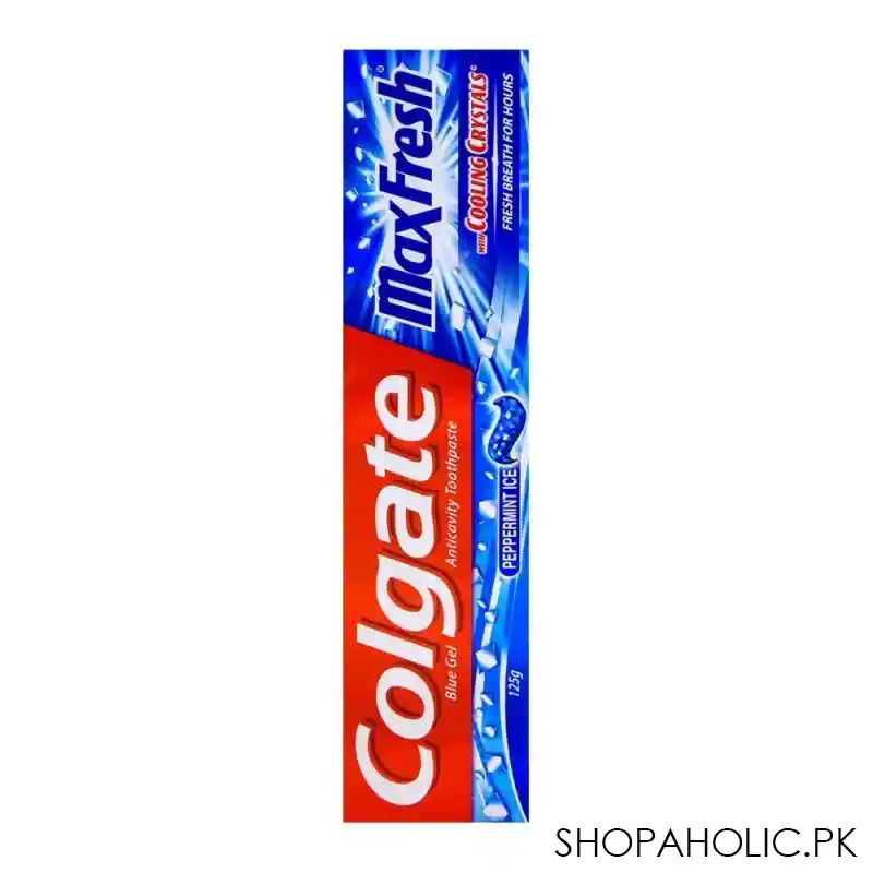 colgate maxfresh blue gel peppermint ice toothpaste 125gm image3