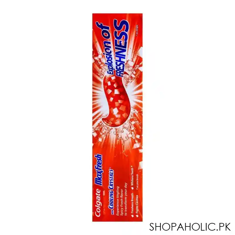 colgate maxfresh red gel spicy fresh toothpaste 125gm image5