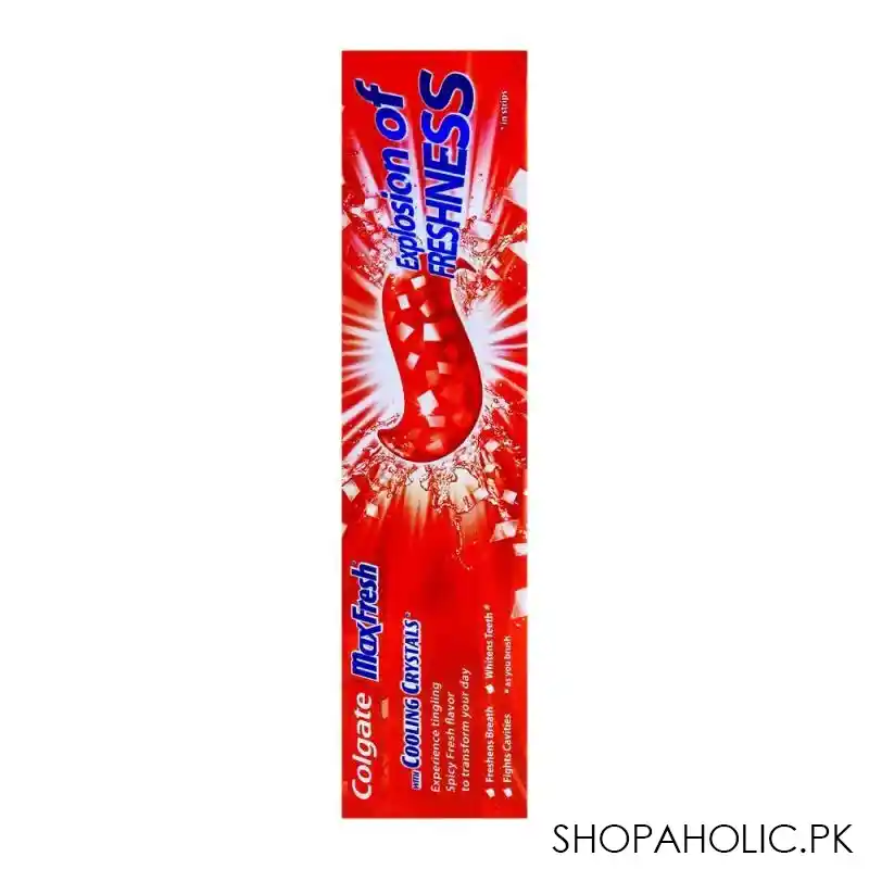 colgate maxfresh red gel spicy fresh toothpaste 75gm image5