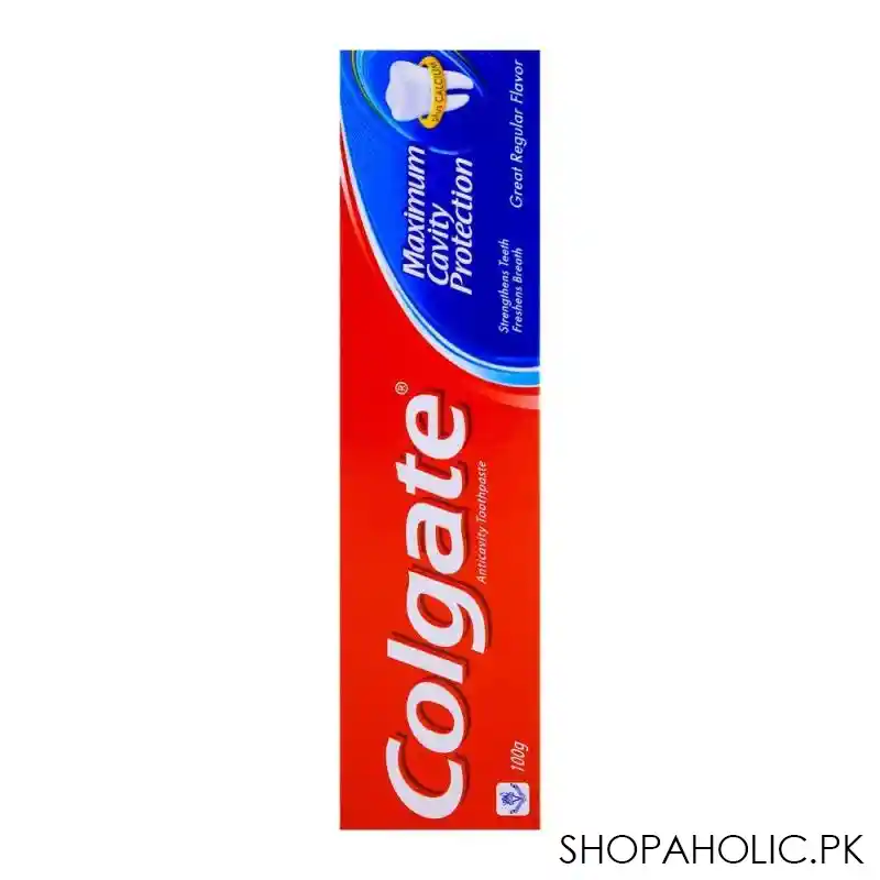 colgate maximum cavity protection great regular toothpaste 100gm image3