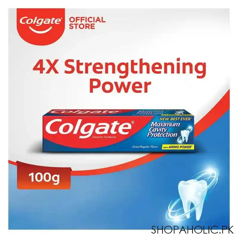 colgate maximum cavity protection great regular toothpaste 100gm main image