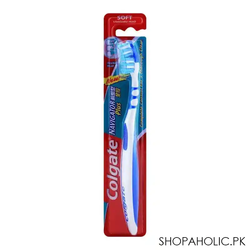 colgate navigator plus soft toothbrush main image