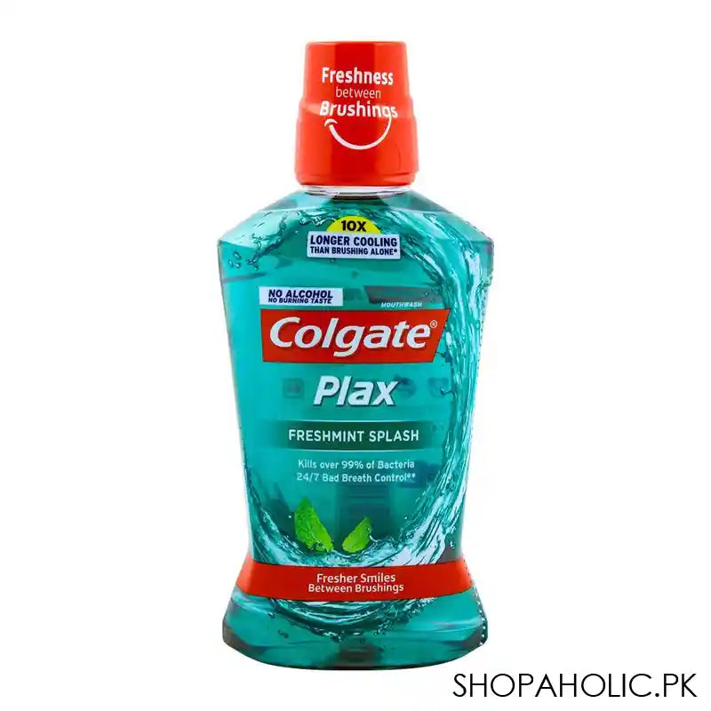 Plax Buy Colgate Plax Freshmint Splash Mouthwash in Pakistan – Shopaholic.pk