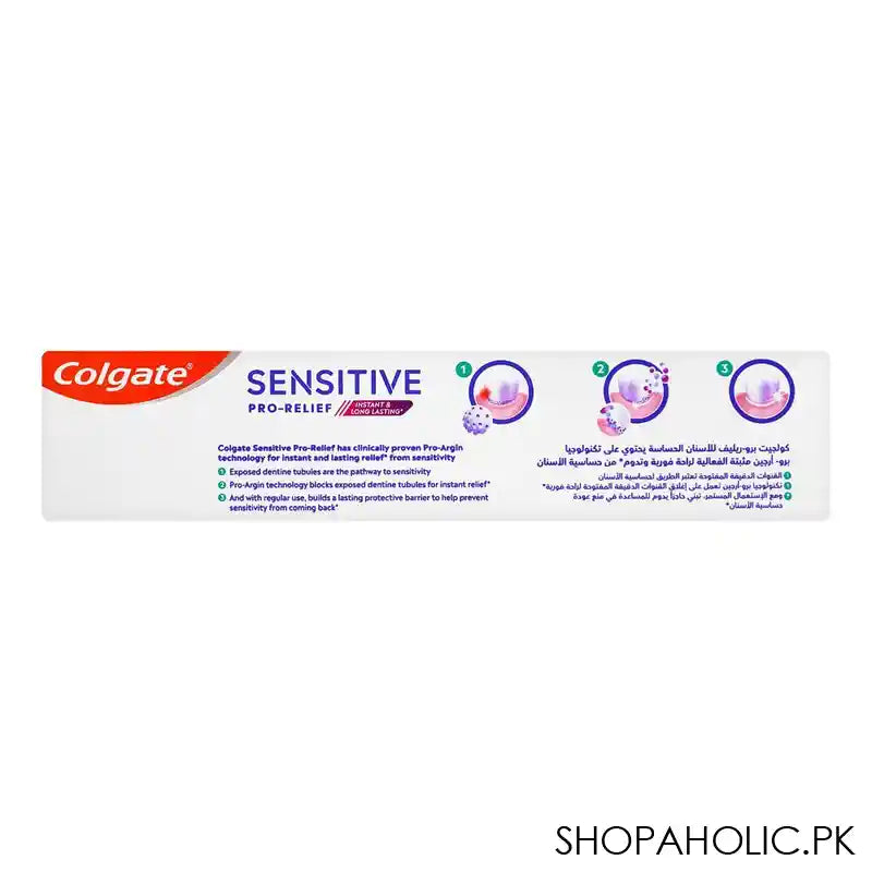 Colgate Sensitive Pro-Relief Enamel Strength Tooth Paste, 75ml - Image 3