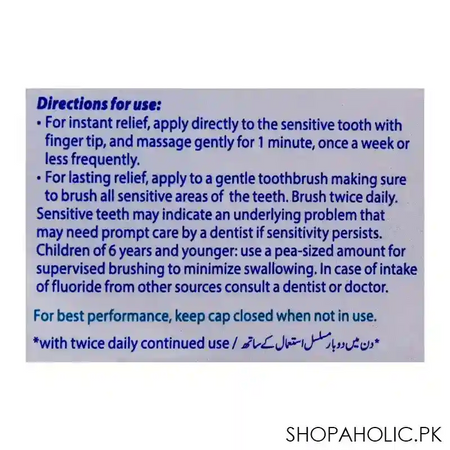 colgate sensitive pro relief original toothpaste 100gm image5