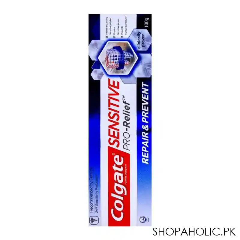 colgate sensitive pro relief repair & prevent toothpaste 100gm image3