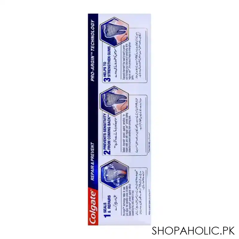 colgate sensitive pro relief repair & prevent toothpaste 100gm image4