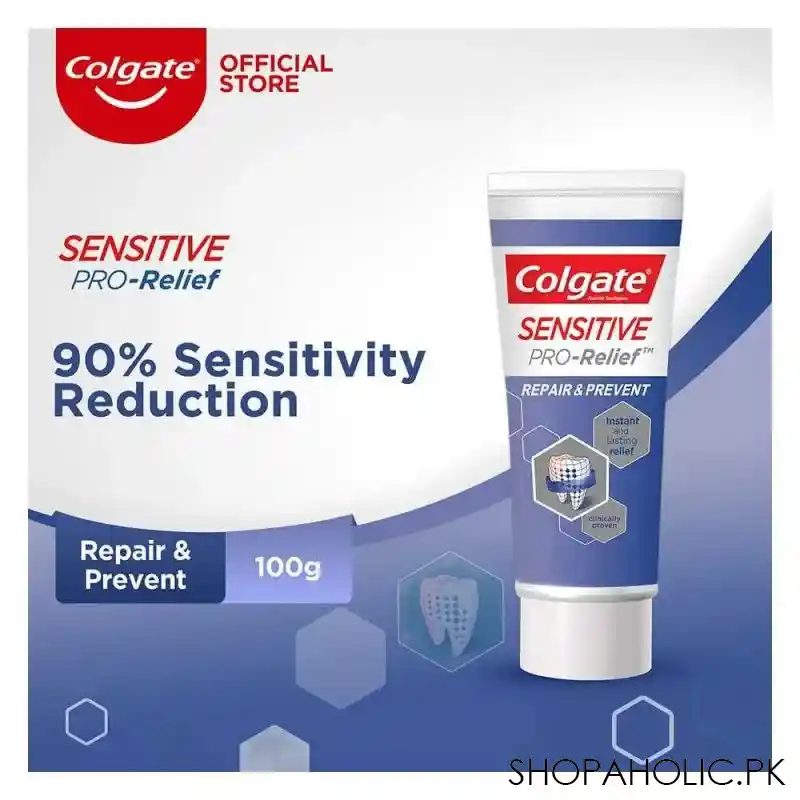 colgate sensitive pro relief repair & prevent toothpaste 100gm main image