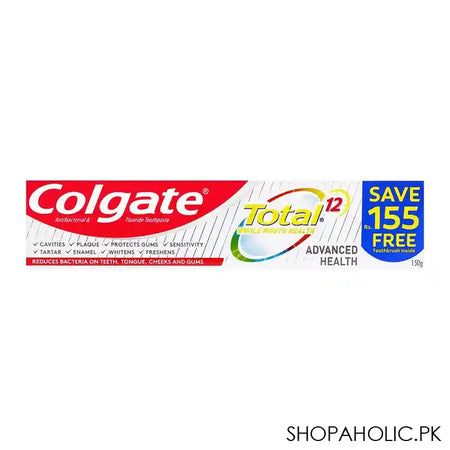 Colgate Total Advanced Health Toothpaste 150g + FREE Toothbrush - Image 4