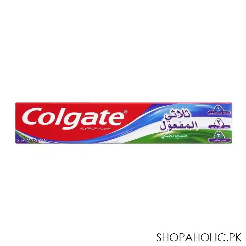 Colgate 5g Buy Colgate Triple Action Original Mint Toothpaste, 192.5g – Shopaholic.pk