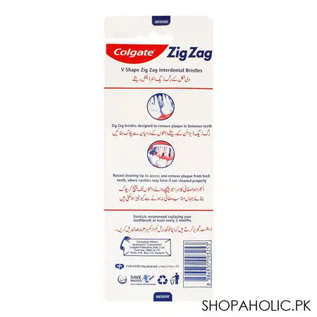 Colgate Zig Zag Medium Toothbrush Buy 2 Get 1 Free - Image 2