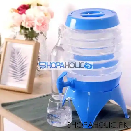 collapsible foldable water dispenser with stand main image