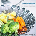 Collapsible Stainless Steel Steamer