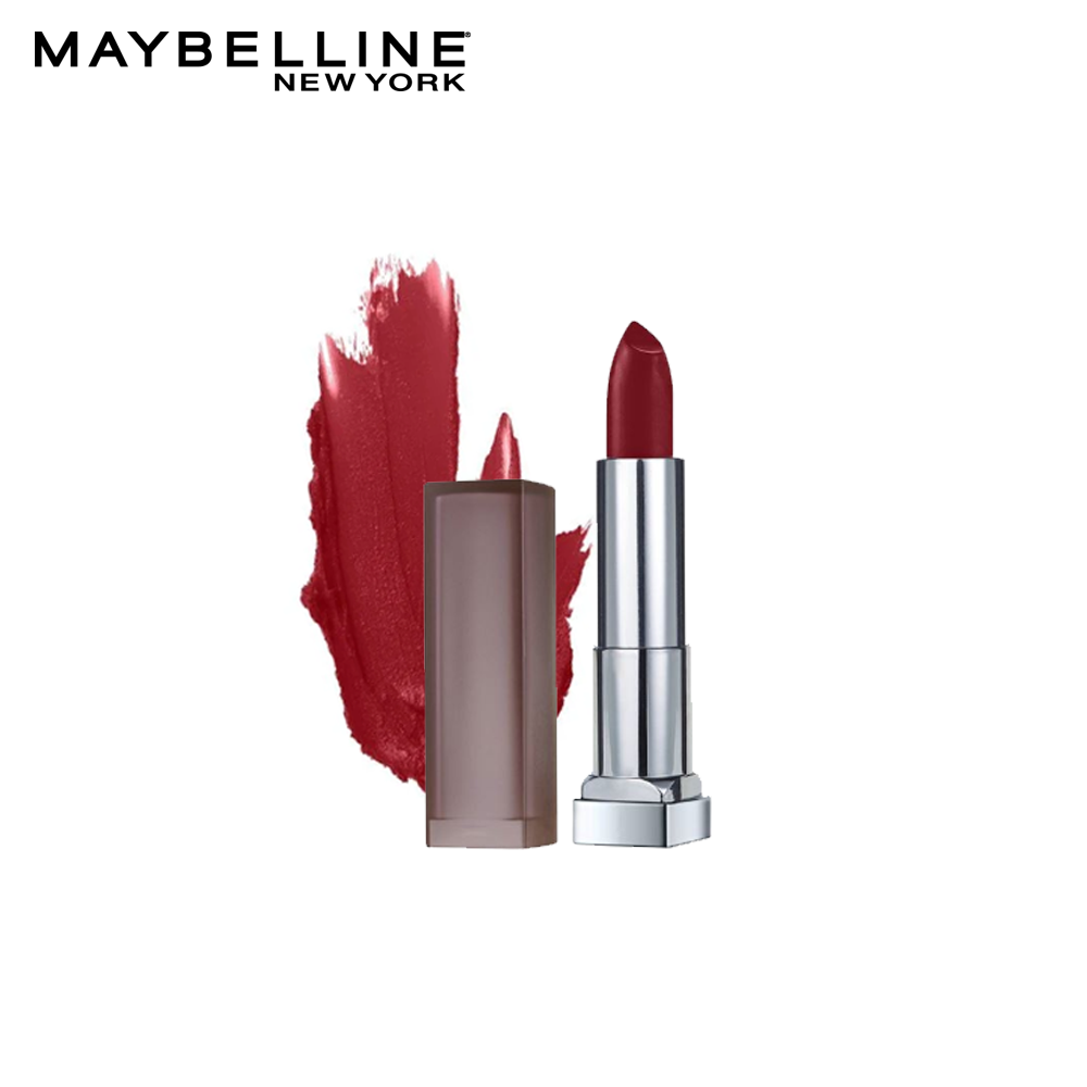 Maybelline New York Color Sensational Creamy Matte Lipstick, 695 Divine wine - Main Image