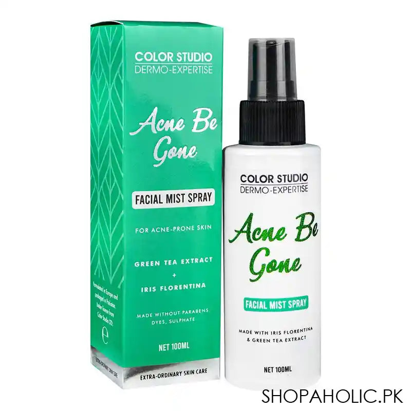 Color Studio Acne Be Gone Facial Mist Spray, Paraben, Sulphate & Dyes Free, For Acne Prone Skin, 100ml - Main Image