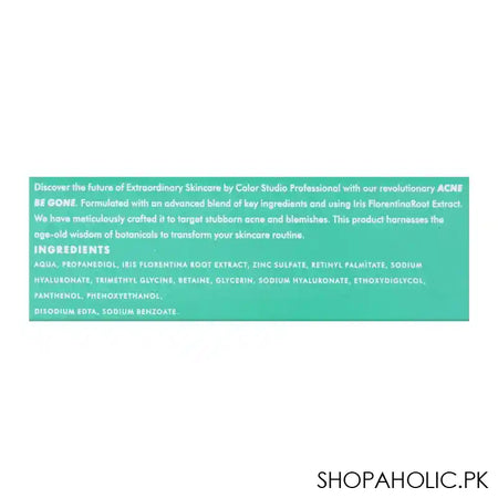 Color Studio Acne Be Gone, Oil Free Gel Cream, 40ml - Image 2