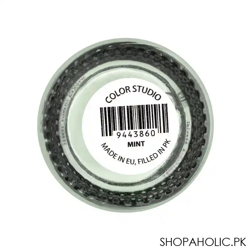 Color Studio Aqua Breathable Nail Polish, Mint 6ml - Image 2