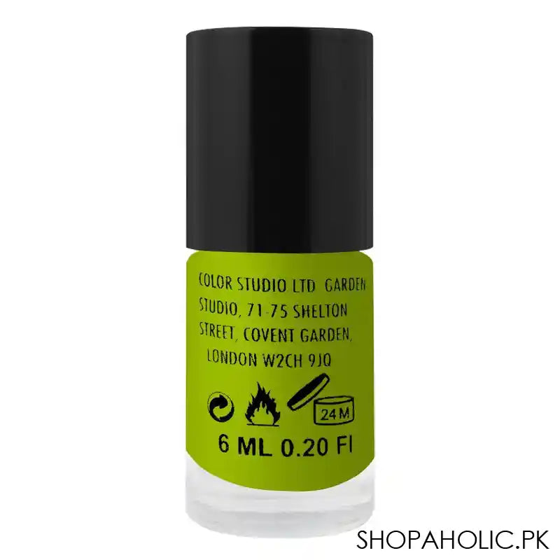 Color Studio Aqua Breathable Nail Polish, Pastel Green, 6ml - Image 2