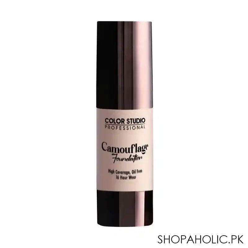 color studio camouflage foundation, high coverage, oil free, w25 image2