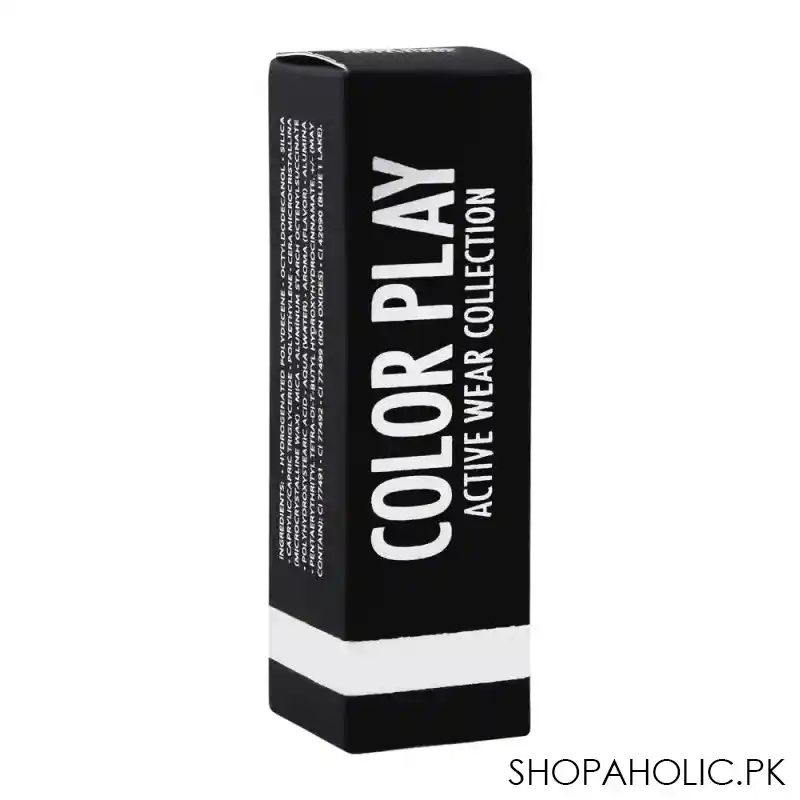 color studio color play active wear lipstick, 149 black tulip image3
