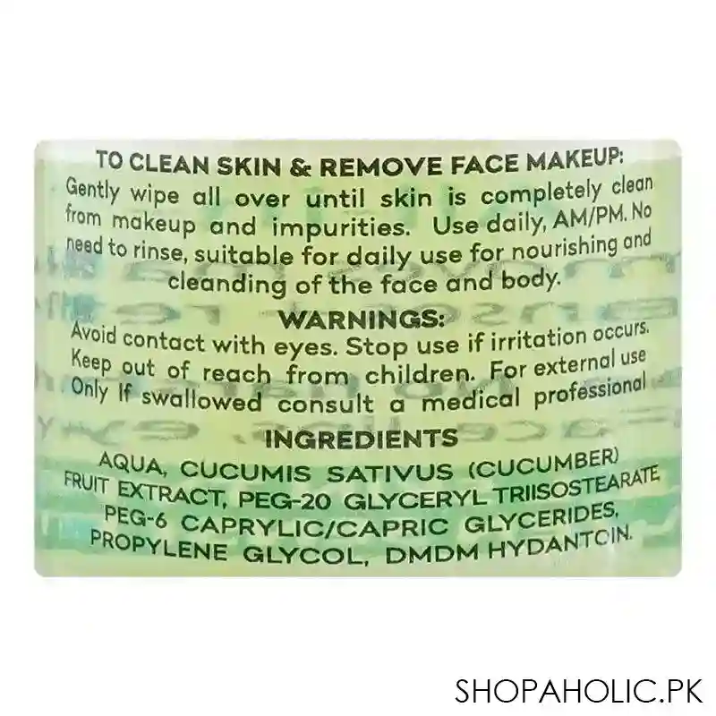 color studio cucumber all in 1 miceller cleansing water, 100ml image3