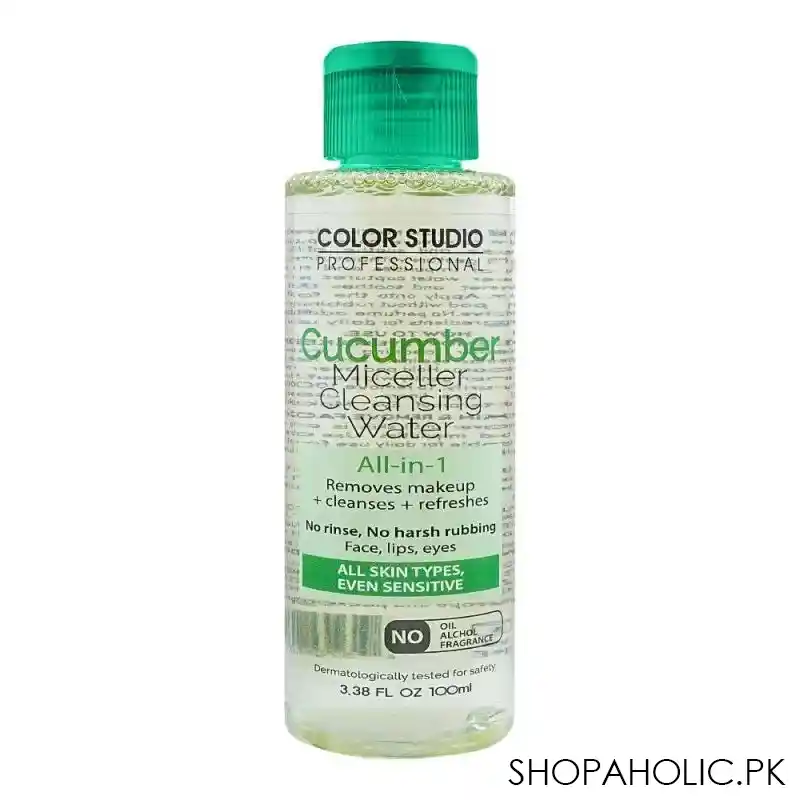 color studio cucumber all in 1 miceller cleansing water, 100ml main image