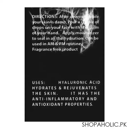 color studio hyaluronic acid 1% serum, hydrating support formula, 30ml image4