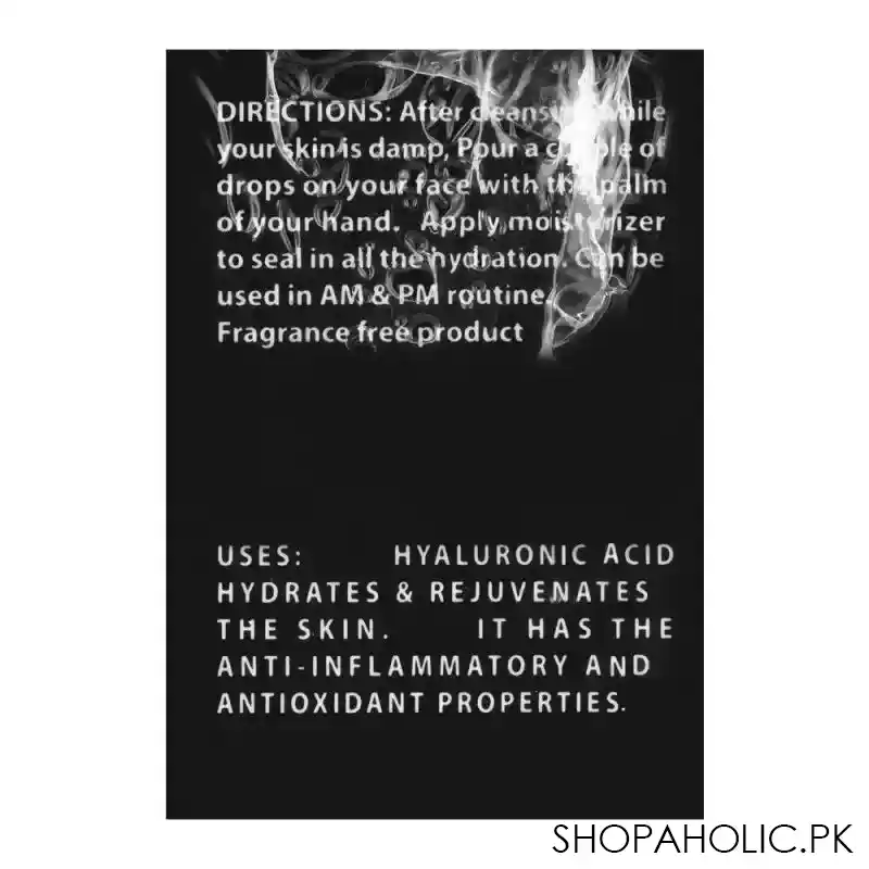 color studio hyaluronic acid 1% serum, hydrating support formula, 30ml image4