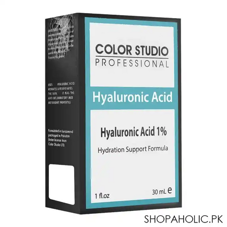 color studio hyaluronic acid 1% serum, hydrating support formula, 30ml main image