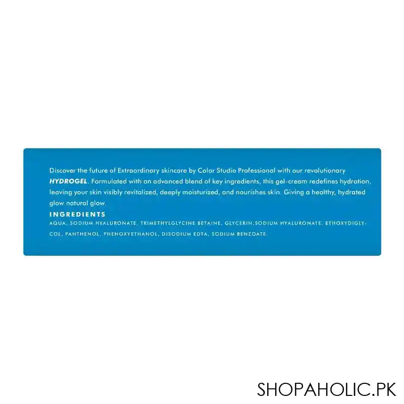 Color Studio Hyaluronic Acid + Vitamin B5 Hydro Gel Cream, 40ml - Image 5