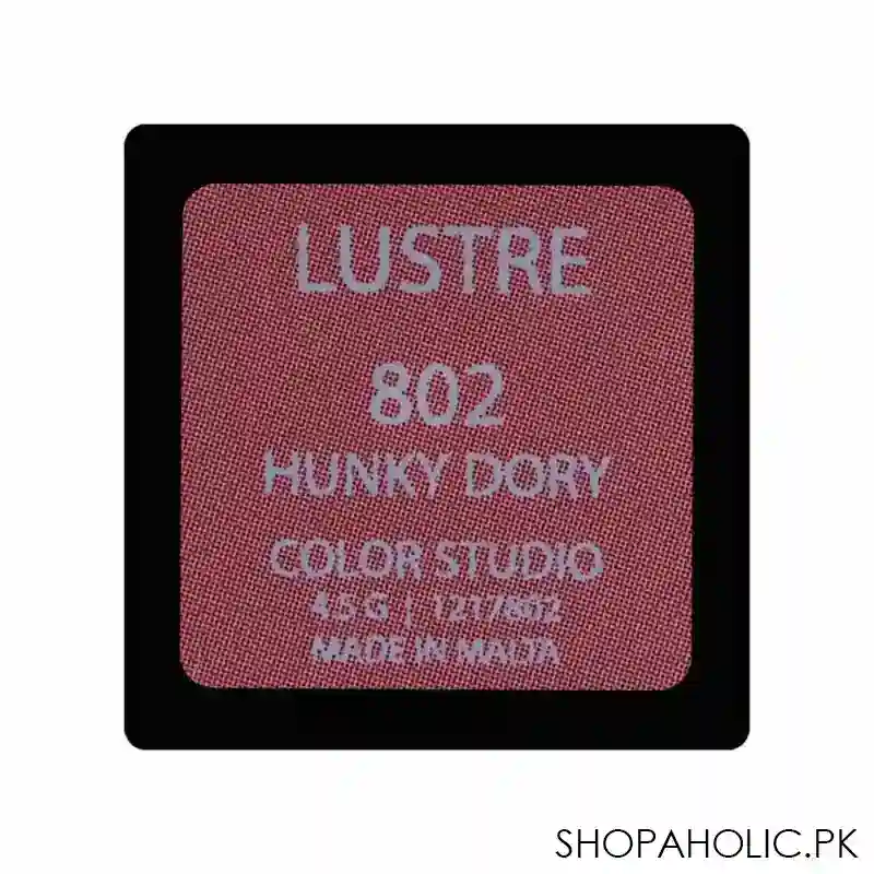 color studio lustre lipstick, 802 hunky dory image5