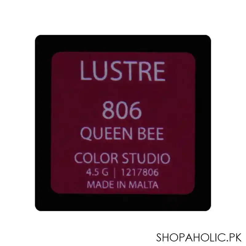 color studio lustre lipstick, 806 queen bee image5