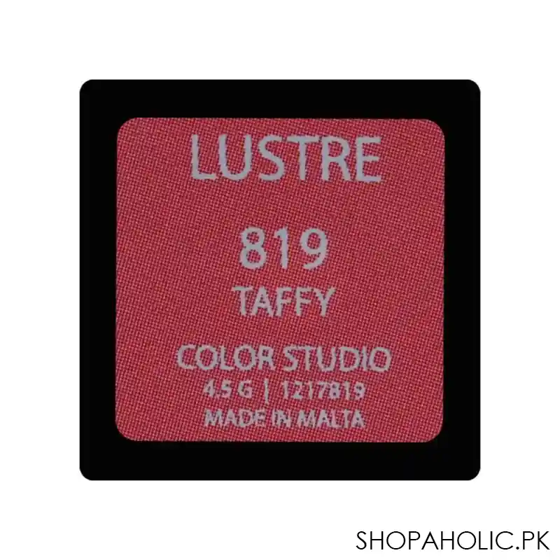 color studio lustre lipstick, 819 taffy image5