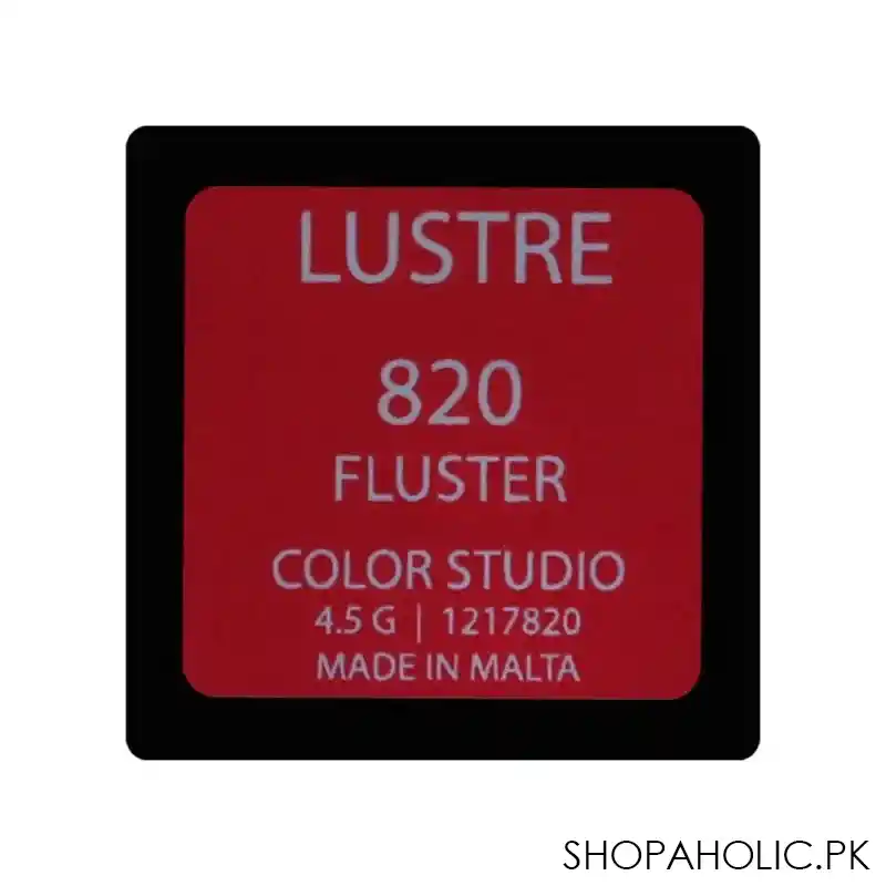 color studio lustre lipstick, 820 fluster image5
