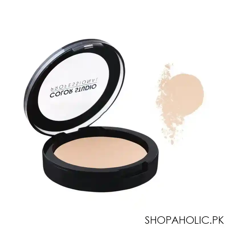 color studio matt high definition compact powder, 100 ivory main image
