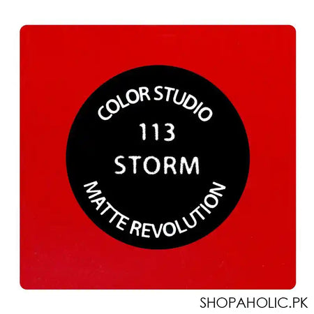Color Studio Matte Revolution Lipstick, 113 Storm - Image 6