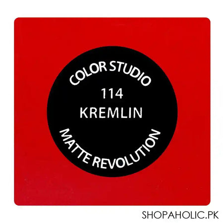 Color Studio Matte Revolution Lipstick, 114 Kremlin - Image 3