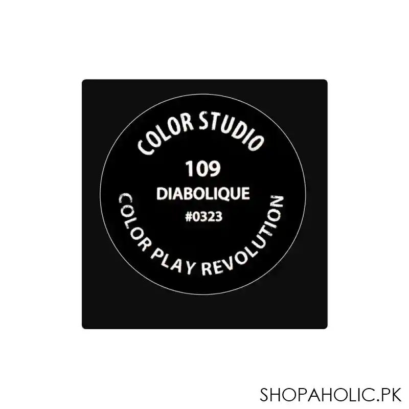 color studio professional color play revolution lipstick, 109, diabolique image4