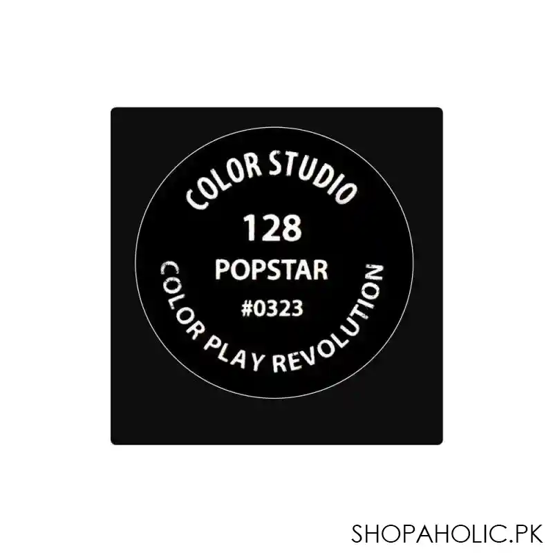 color studio professional color play revolution lipstick, 128, popstar image4