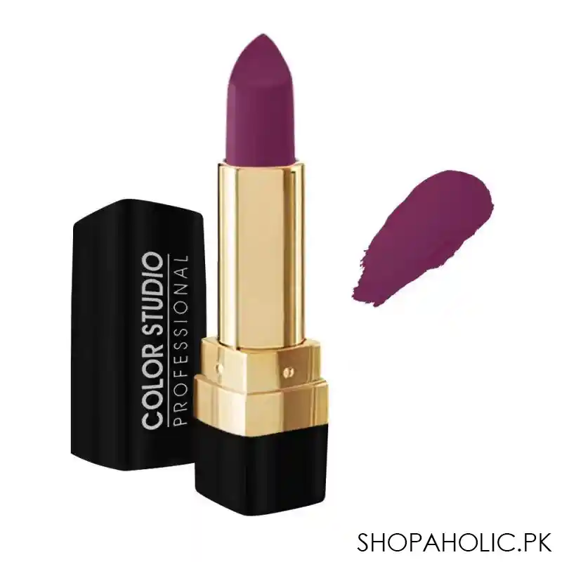 color studio pure matt lipstick, 210 purplish main image