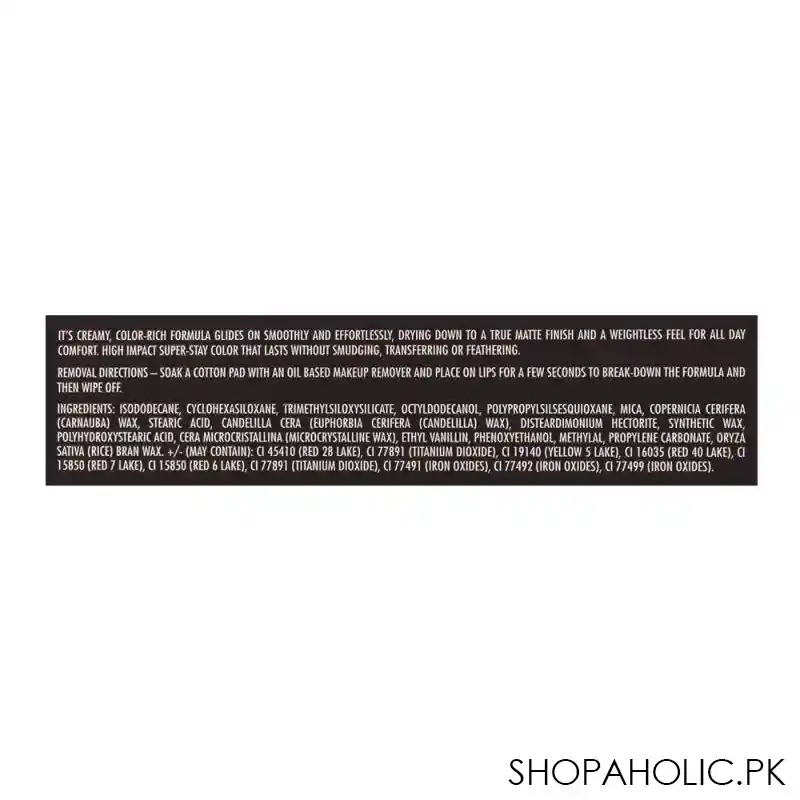 color studio rock & load liquid lipstick, 101 amplify image4